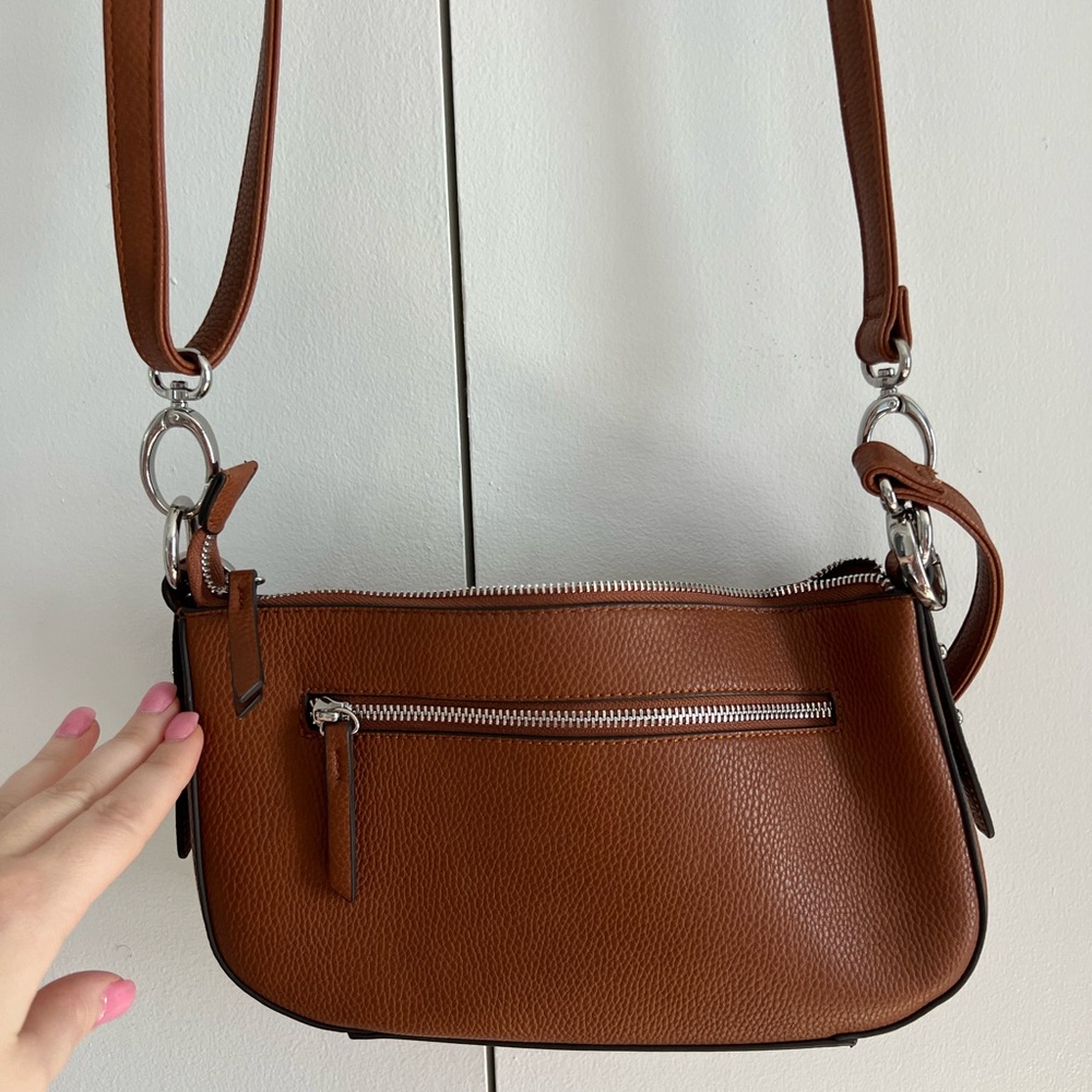 Jenna Kator, Brown Leather Crossbody Bag - Picture 3 of 8